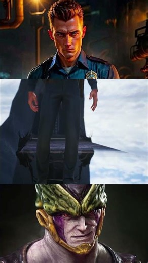 T-1000 🤖 vs Cell 🧬 | Mortal Kombat 1 Ultimate Crossover #shorts