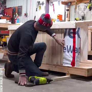 2.3M views · 23K reactions | How to build a heated dog house Partner: Drew Builds Stuff YT: https://www.youtube.com/watch?v=QCOtWEFA6nc | Bored Panda Art | Facebook