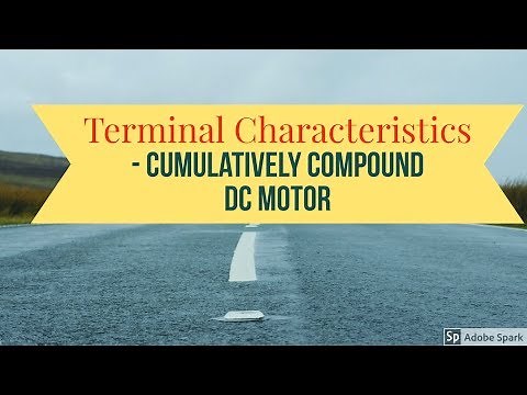 #15 DC Motor - Terminal Characteristics - Cumulatively compound DC motor