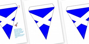 Scottish Flag Bunting