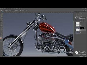 Exr-IO Autodesk Maya / Arnold - Photoshop tutorial