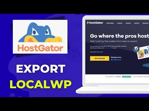 How To Export a LocalWP Website to HostGator Hosting