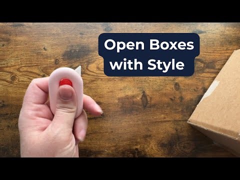CUTE Mini Box Cutter - Easy To Use!