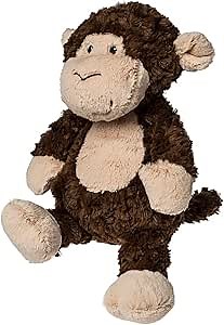 Mary Meyer Stuffed Animal Again Friends Soft Toy Made from Recycled Materials, 12-Inches, Monkey