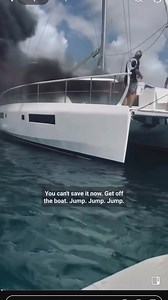A man’s boat caught on fire last week in the US Virgin Islands. #boatfire | Beer Can Island