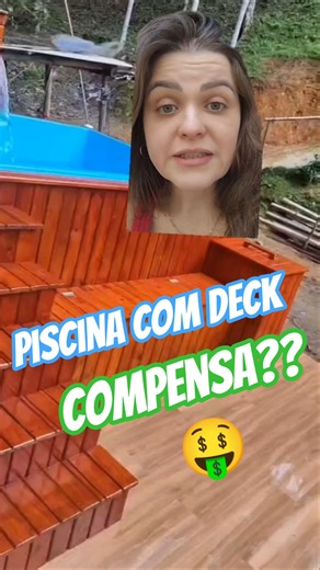 Piscina com Deck! Um charme trabalhoso?