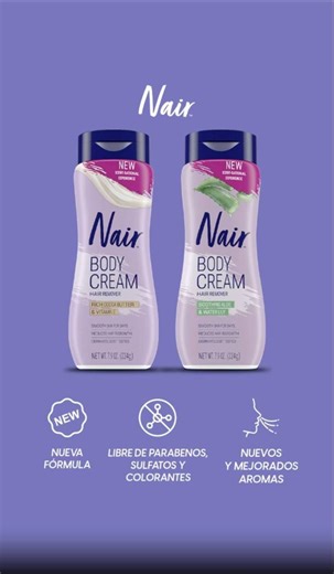 ✨ Un toque extra de amor para tu piel. Descubre las nuevas Body Cream de Nair, con ingredientes naturales y un aroma renovado que te encantará. 🌿 ¡Sólo por tiempo limitado aquí: https://bit.ly/NairCocoa! 😍 | Nair México