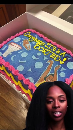 A pro-abortion cake on this viral TikTok video reads,
