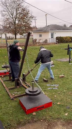 9.7K views · 413 reactions | Please hold. First day trying out the Hercules Hold (last week it was under a foot of snow during @king_tunt_strongman training days). A great job with the grip (a quick call out to @danimal_themanimal ), and he’s looking ready comp day. Handles are 1-3/8” thick (no knurling, non-spinny) Approximate weights will be (including the weight of the implement): Women: 125ish per hand Men: 225ish per hand It’s gonna be fun! | One Way Strength | Facebook