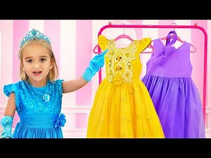 Alice is getting dressed for the Princess Ball - Fun Stories for Kids