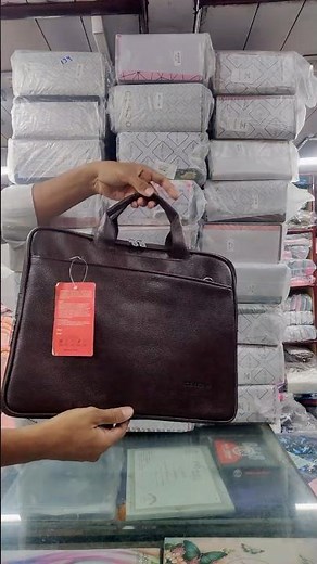 Premium Leather Office Laptop Bag | Stylish Business Handbag for Men #casualbag #highqualitybag