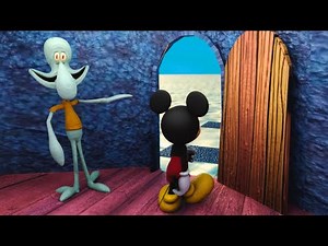 Squidward Kicks Disney Out of His House