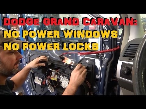 Dodge Grand Caravan: No Power Window No Power Locks - CAN Trouble