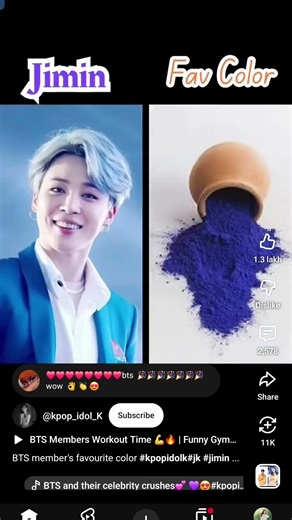 #bts member with favorite colour ❤️ #pictures