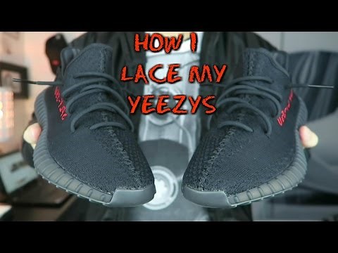 How I Lace My Yeezy 350 V2