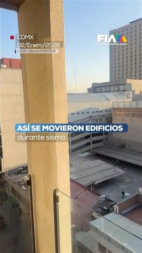 SE TAMBALEARON LOS EDIFICIOS por sismo en la CDMX