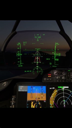 [플심] 에바항공 B787-10 오사카 간사이 공항 야간 착륙 Pilot View / -75 FPM #msfs #landing #evaair #b787 #cockpitviews