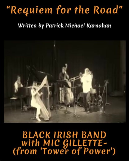 THE DAY WHEN THE BLACK IRISH BAND GOT THE 'TOWER OF POWER' GOING! - Years ago, the Black Irish Band performed live with Mic Gillette, (original member of "Tower of Power"), on a band original, as a special tribute to Tommy Dorsey. Featured on Irish Harp was Margie Buttler of Golden Bough. This was the first time the band mixed Jazz with Celtic elements. #instagramreels #irishmusic #irish #blackirishband #jazz #jazzmusic #celticmusic | Black Irish Band Official Site