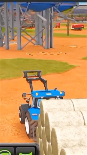 Farming Simulator 18 | Wheat Harvest & Straw Bales #Shorts