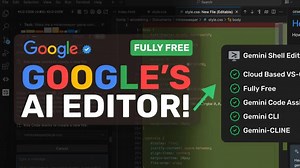 谷歌Gemini Shell AI编辑器：这款完全免费的云端AI编辑器简直强到离谱！