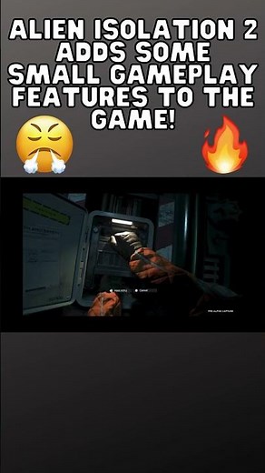 Alien Isolation 2 NEW Small Gameplay Elements! #shorts #alienisolation2
