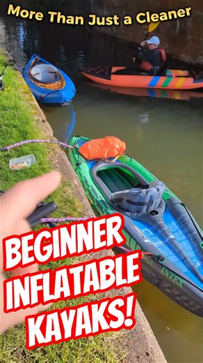 Your First Inflatable Kayak🛶😁#kayaking #inflatablekayak