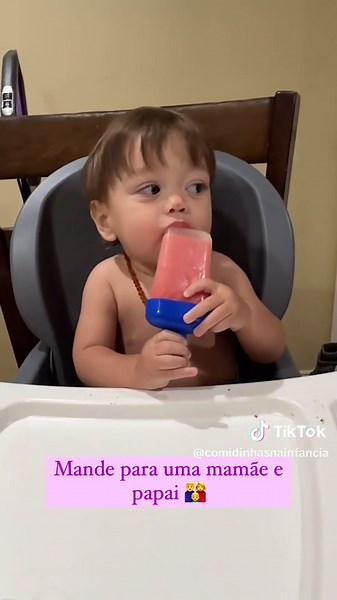 Sorvete de Melancia com Iogurte para Bebê | Dicas e Receitas Saudáveis