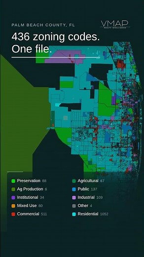 Palm Beach County Zoning Map — All 436 Codes in Google Earth