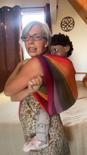 1.4K views · 17 reactions | Arms-out without being able to lean back - full tutorial on my wall  I’ll also show you how to use the cross pass for head support when baby falls asleep. 殺 #WrapYourBaby #babywearing #babywearingmama #wearallthebabies #backcarry #girasolwrap #wovenwrap #babywrap #babycarrier | Wrap Your Baby | Facebook