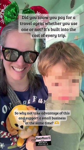 ✨ Disney agent fees are FREE (built-in)! Use my expertise to plan your trip. 🏰 #disneyvacation
