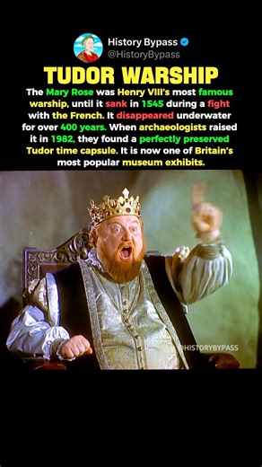 King Henry VIII’s Warship Recovered After 400 Years #shorts