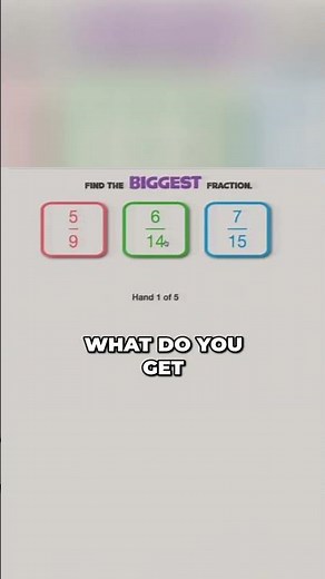 Understanding Fractions: Which is Biggest? #shorts