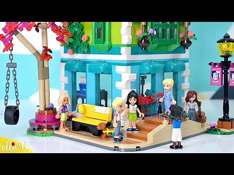 It's a rainbow apartment! Or a community centre? Whatever it is, it's amazing 🌈 Lego Friends build