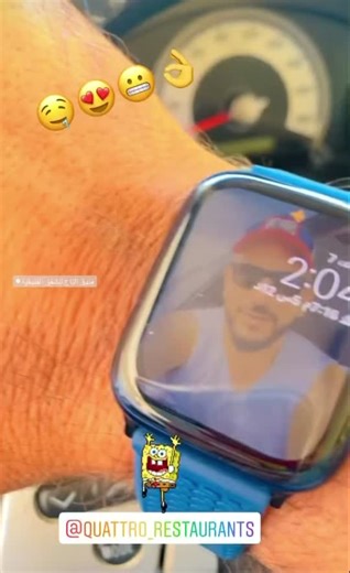 Smartwatch Close-Up with Digital Display Features