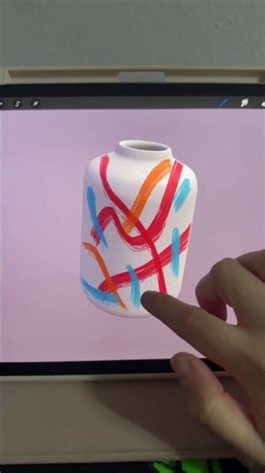Painting 3D objects?? 🎨💕 #drawing #procreate #art #3d #digitalart