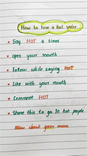 How to have hot voice 🫦😜#shorts #trending
