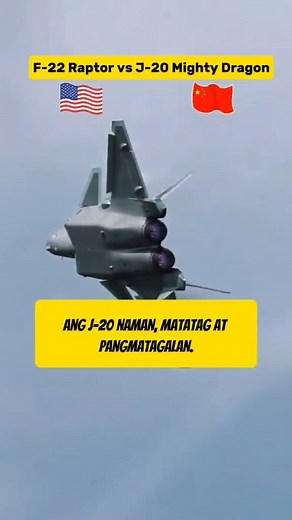 Stealth vs Power: Sino ang tunay na hari ng himpapawid? ✈️🇺🇸 F-22 Raptor vs 🇨🇳 J-20 Mighty Dragon #f22raptor #J20 #F22vsJ20 #HariNgHimpapawid #JetFighterShowdown #AERIALSUPREMACY #reelsviralシ #fypシ゚viralシ #reelsfbシ #fbreelsfypシ゚ #fypシ | Double Sam TV