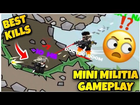 DAY- 345 | MINI MILITIA CLASSIC BEST KILLS GAMEPLAY 🔥 WITH MELLESHOT | MINI MILITIA GAMEPLAY 🔱 #da2