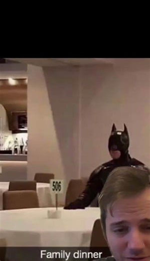 Batman family dinner 😫💀