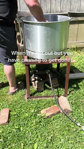 #1890homestead #canningtiktok #waterbathcanning #rebelcanner #prepper #shelfstablefood #outdoorcanning #selfsufficient