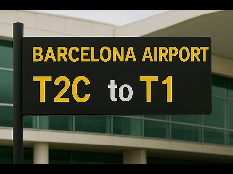 Easy Barcelona Airport Transfer – From Terminal 2C to Terminal 1 🚍✈️
