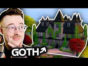 i built the Goth Family a *BIG* house in The Sims