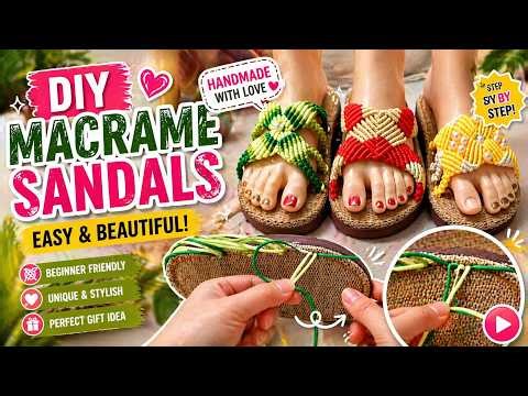 Easy DIY Sandals That Look Expensive!