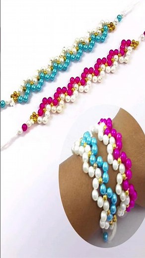 simple and easy bracelet making idea - easy bracelet making tutorial