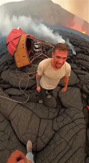 Flying Over a Volcano Gone Wrong🌋