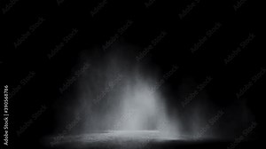 High-quality water splash explosion element, black background with alpha, 3D render, slow motion, large splash