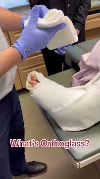 Orthoglass splint material used for fractures #medstudent #physician #sportsmedicine #orthopedics