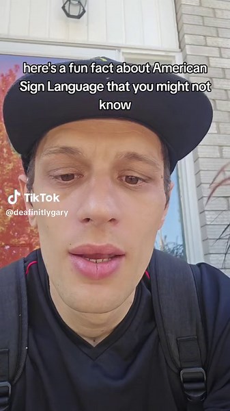 Here's a fun fact about ASL 🤟😁 #ASL #americansignlanguage #deaf #signlanguage #funfacts