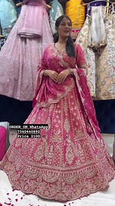 ORDER ON WHATSAPP 7340440892 ❤️ price: 2100 / 199 shipping😍 ✔️ Worldwide delivery 🚚 available ✔️ stitching service yes ✔️ Reseller most welcome 👇 Booking order Inquiry PRODUCT DETAILS : . . TEAM - Surat Gujarat Bombay market near by HDFC BANK 🏦 . . #weddinglehengas #luxuryoutfit #weddingdress designerlehangas indianweddingdress indianweddingbuzz weddings bride bridesofindia bridemaids brideandgroom bridallehengas designerwear lehngha lehengasonline indianwedding indianbrides handworklehengas