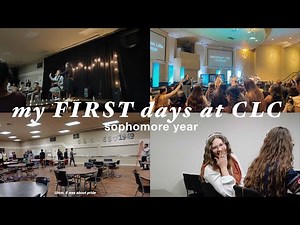 my first day(s) at CLC, Stockton // vlog
